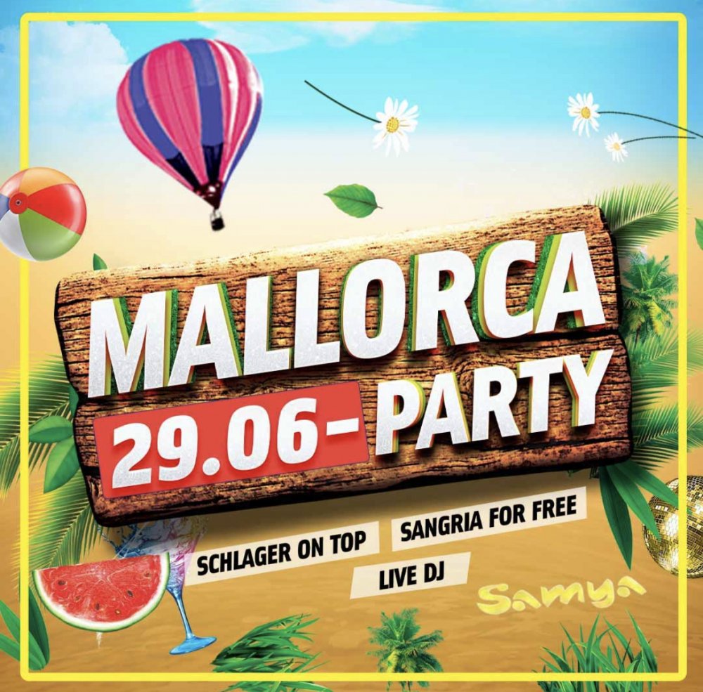 Mallorca Party im Samya