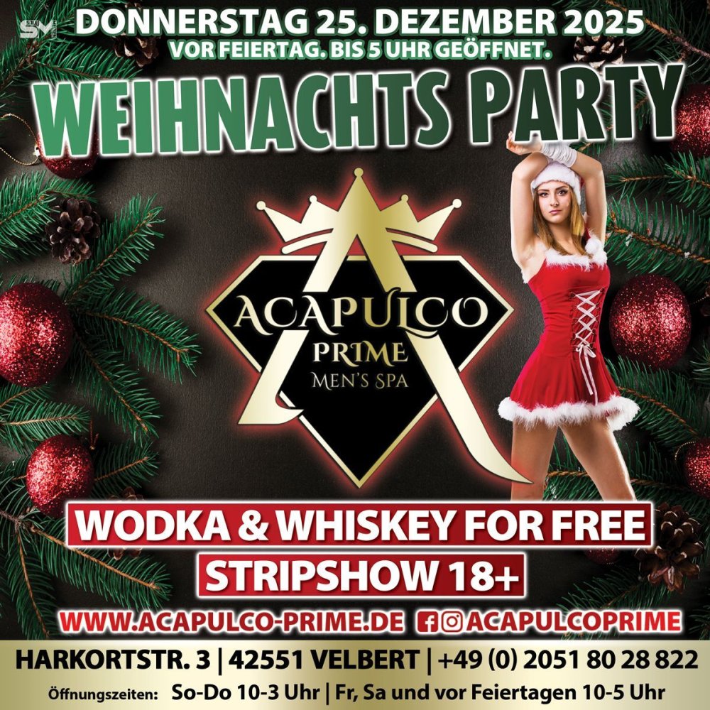 Weihnachtsparty im Acapulco Prime