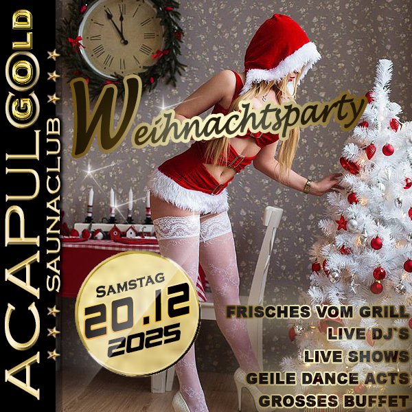 Weihnachtsparty im Acapulco-Gold