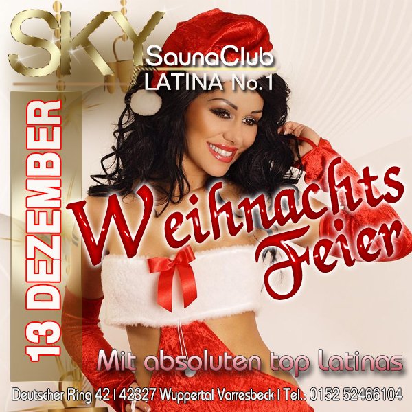 Weihnachtsfeier im Sky