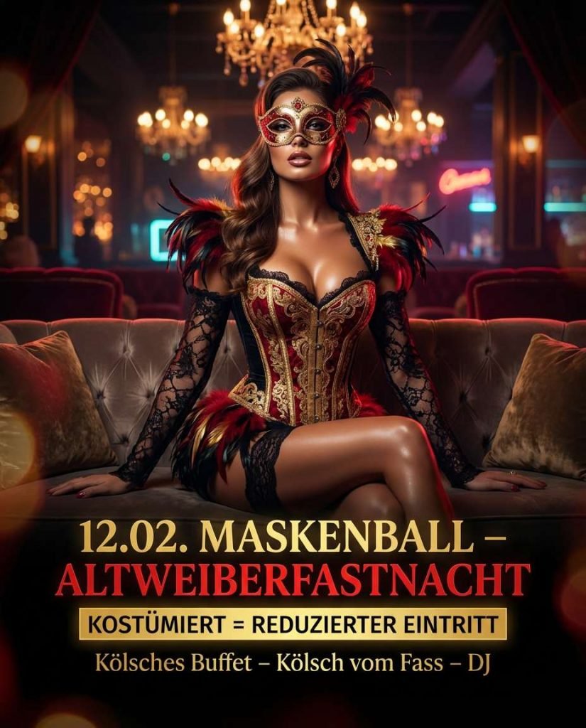 Maskenball Altweiberfastnacht im Samya