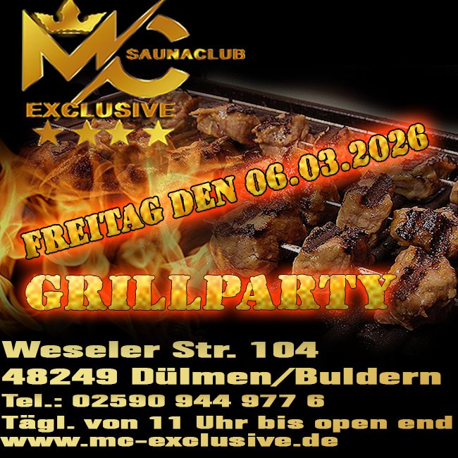 Grillparty im MC-Exclusive in Buldern