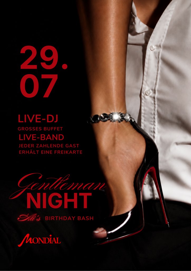 Gentleman night im Mondial