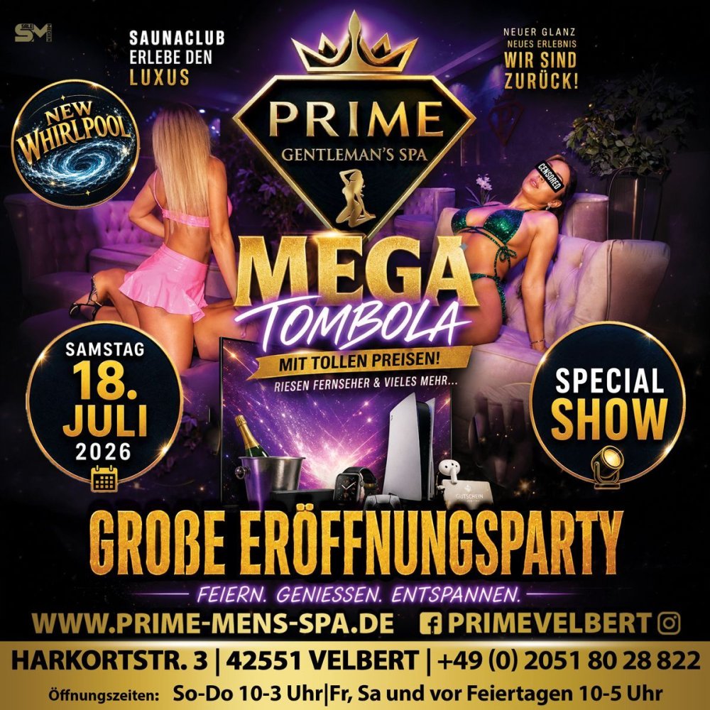 GROSSE ERÖFFNUNGSPARTY