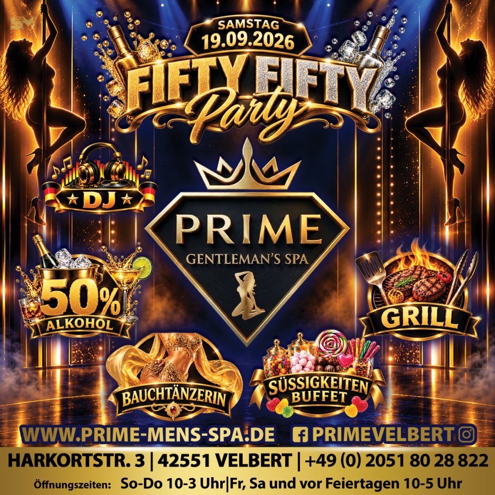 FIFTY FIFTY PARTY im Prime